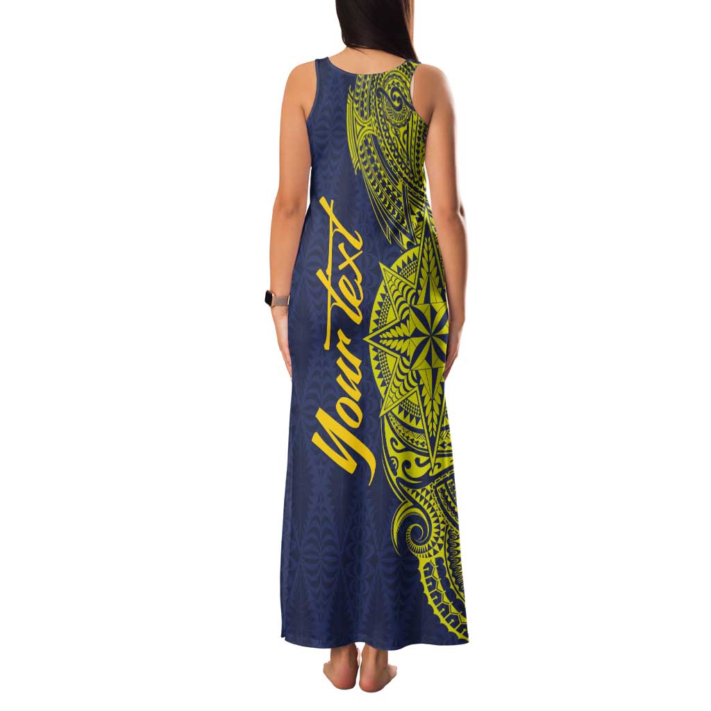Personalised Tokelau Classic Ngatu Motifs Family Matching Tank Maxi Dress and Hawaiian Shirt LT03 - Polynesian Pride