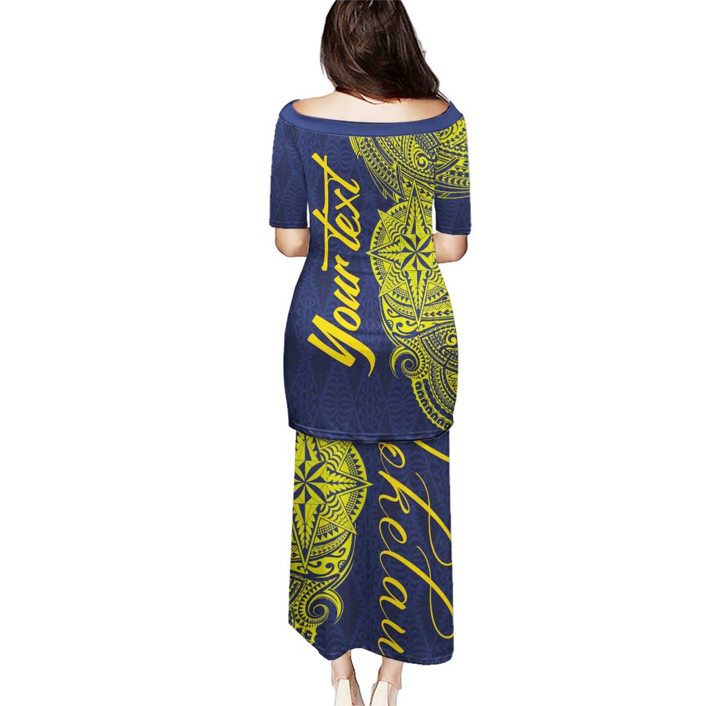 Personalised Tokelau Classic Ngatu Motifs Puletasi