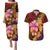 Hawaiian Hibiscus Turtle Tribal Polynesian Pattern Couples Matching Puletasi and Hawaiian Shirt Colorful Color
