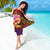 Hawaiian Hibiscus Turtle Tribal Polynesian Pattern Sarong Colorful Color