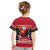 Papua New Guinea Christmas Kid T Shirt Santa With Flag Of PNG Polynesian Tribal Xmas Vibe LT03 - Polynesian Pride