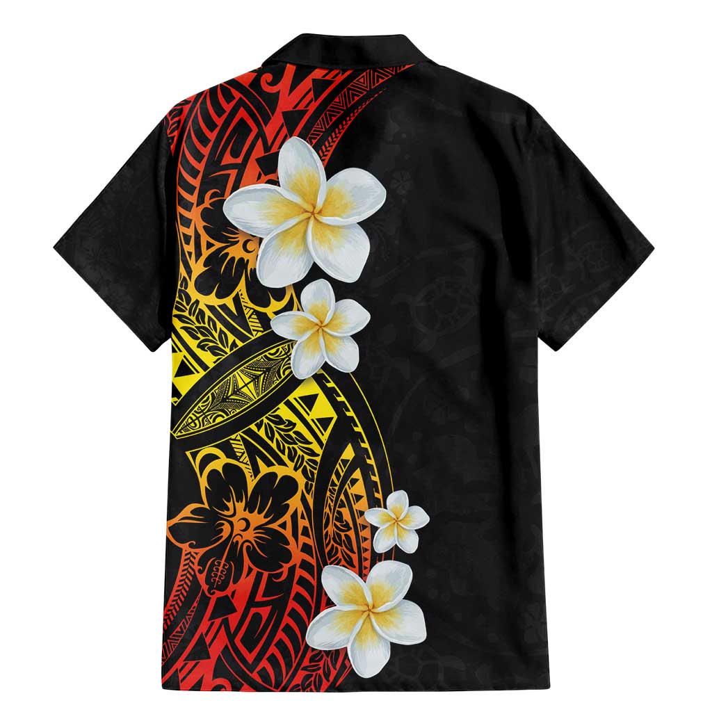 Plumeria Family Matching Mermaid Dress and Hawaiian Shirt Polynesian Tribal Frangipani Sunset LT03 - Polynesian Pride