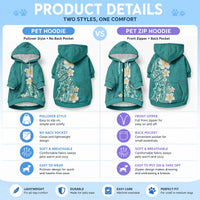 Plumeria Pet Hoodie LT03 - Polynesian Pride