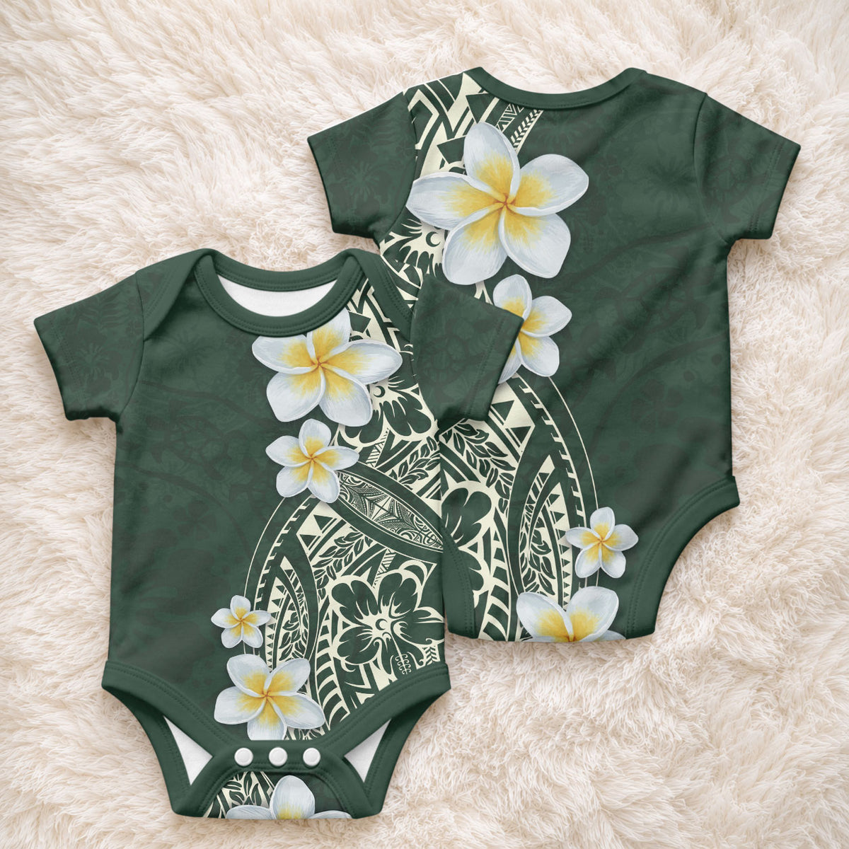 Plumeria Baby Onesie