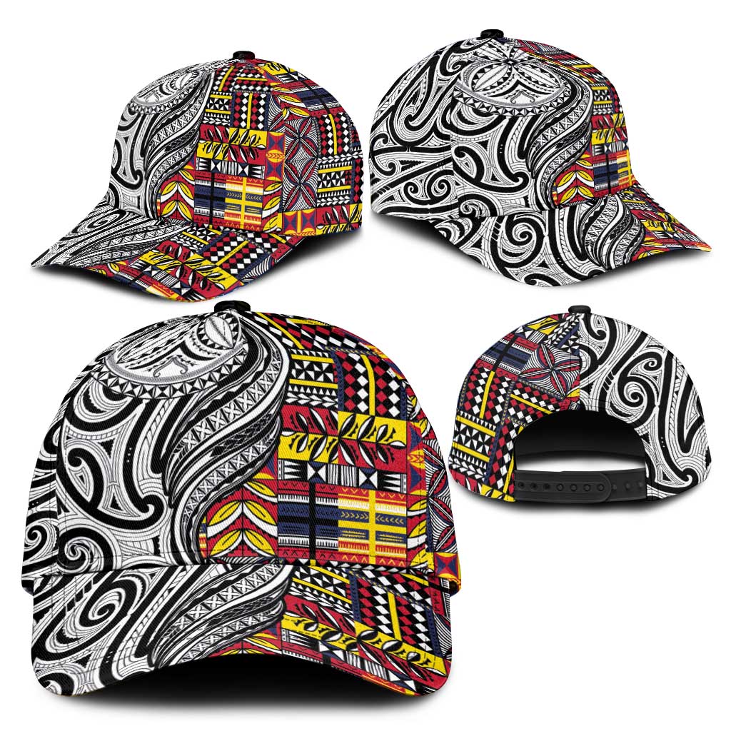Niue Hiapo and Maori Decoration Tattoos Classic Cap - Polynesian Pride