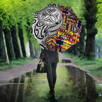 Niue Hiapo and Maori Decoration Tattoos Umbrella LT03 - Polynesian Pride