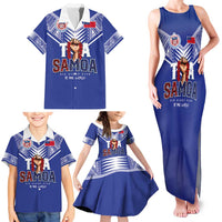 Toa Samoa Rugby Family Matching Tank Maxi Dress and Hawaiian Shirt Six Eight Five to The World LT03 - Polynesian Pride