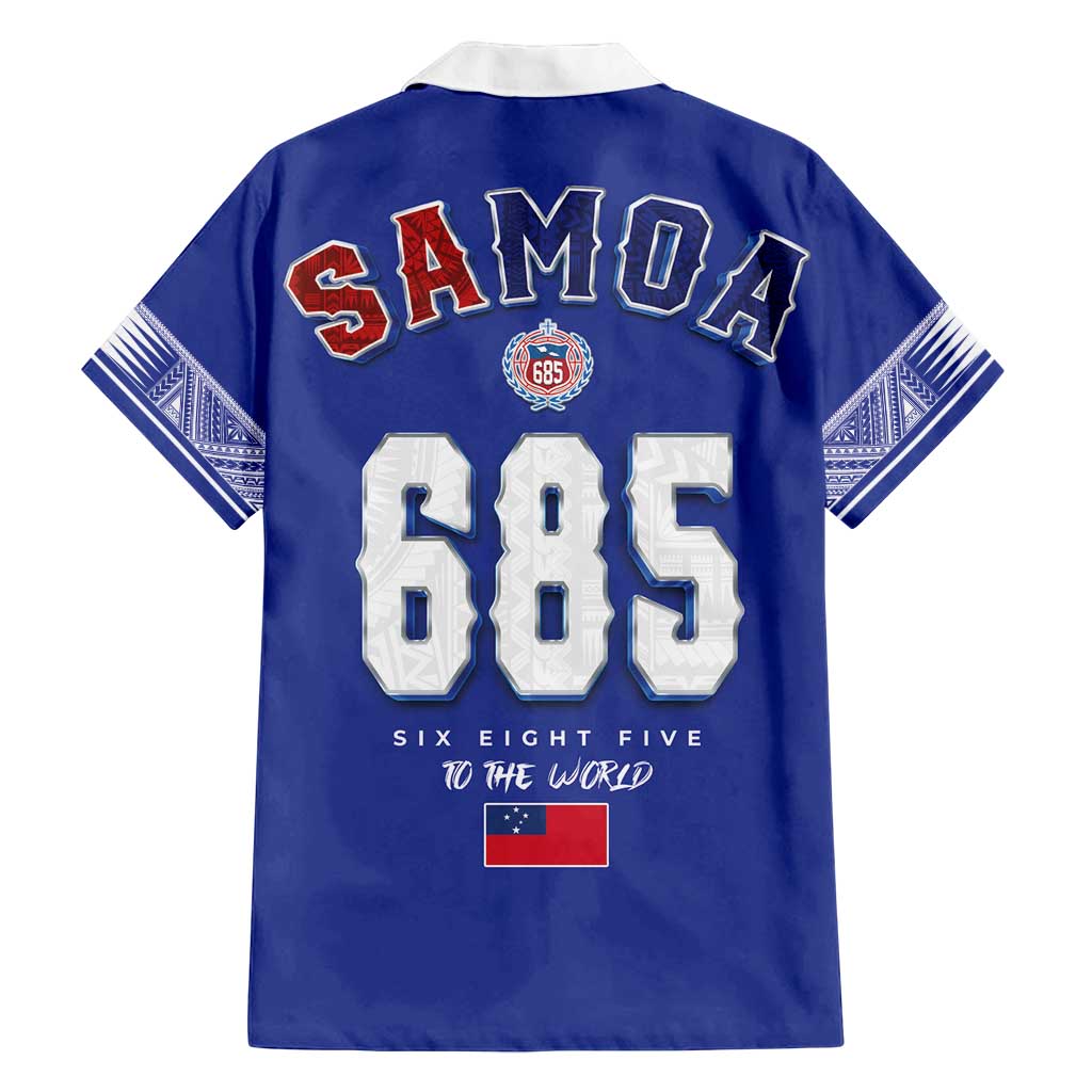 Toa Samoa Rugby Family Matching Tank Maxi Dress and Hawaiian Shirt Six Eight Five to The World LT03 - Polynesian Pride