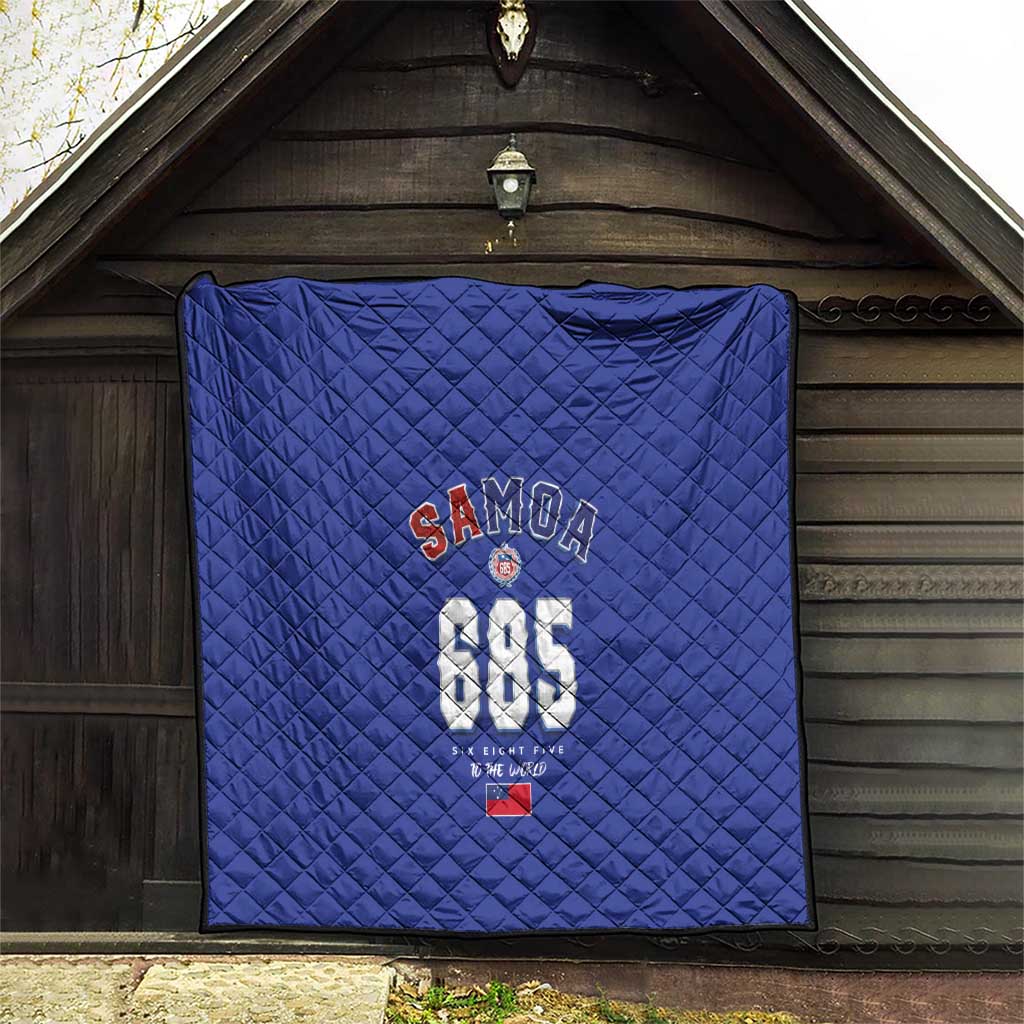 Toa Samoa Rugby Quilt Six Eight Five to The World