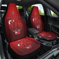 Mate Ma'a Tonga Rugby Car Seat Cover Six Seven Six to The World LT03 One Size Red - Polynesian Pride