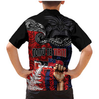 Aotearoa and Samoa Toitu Te Tiriti Family Matching Mermaid Dress and Hawaiian Shirt Honour the Treaty - Te Tiriti Is Us LT03 - Polynesian Pride