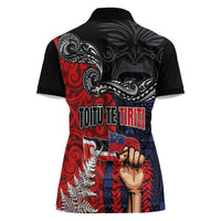 Aotearoa and Samoa Toitu Te Tiriti Women Polo Shirt Honour the Treaty - Te Tiriti Is Us LT03 - Polynesian Pride