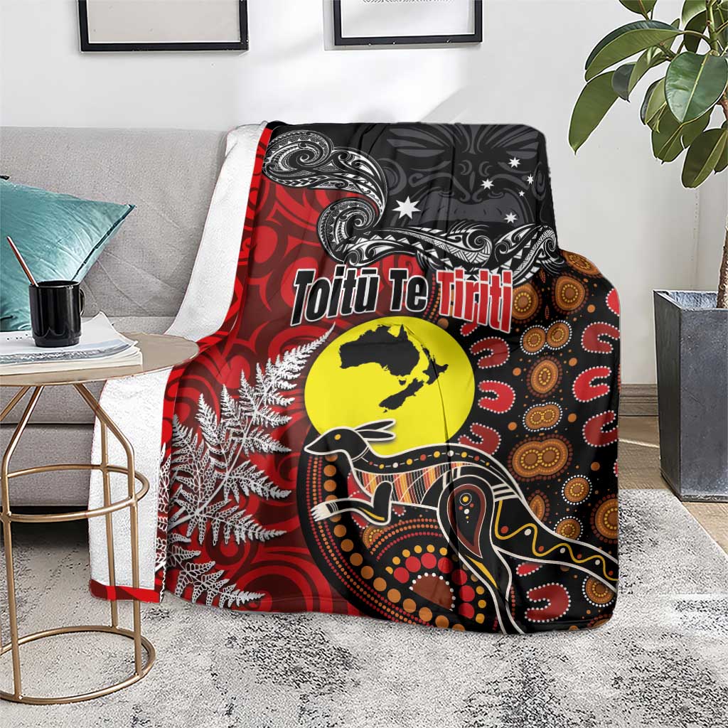 Aotearoa and Australia Toitu Te Tiriti Blanket Honour the Treaty - Te Tiriti Is Us