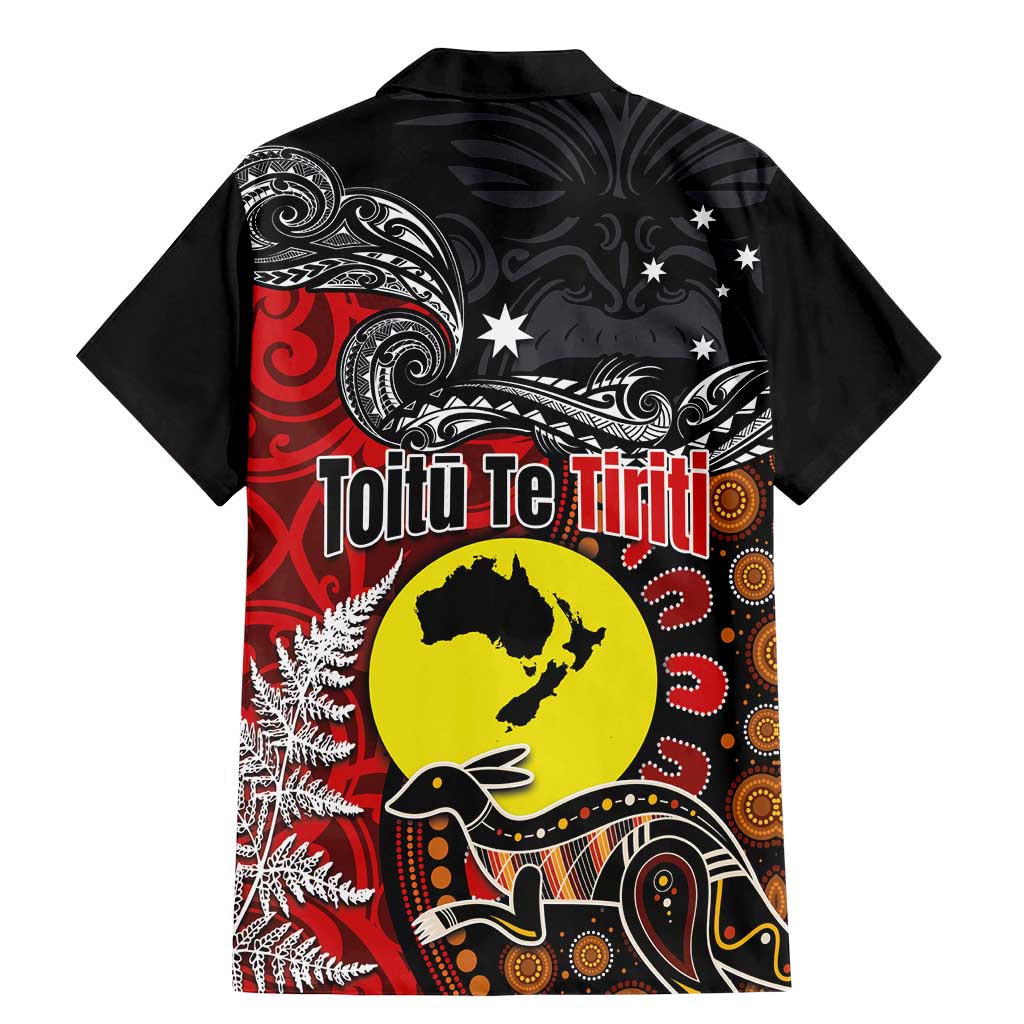 Aotearoa and Australia Toitu Te Tiriti Family Matching Mermaid Dress and Hawaiian Shirt Honour the Treaty - Te Tiriti Is Us LT03 - Polynesian Pride