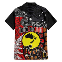 Aotearoa and Australia Toitu Te Tiriti Family Matching Puletasi and Hawaiian Shirt Honour the Treaty - Te Tiriti Is Us LT03 - Polynesian Pride