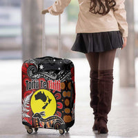 Aotearoa and Australia Toitu Te Tiriti Luggage Cover Honour the Treaty - Te Tiriti Is Us LT03 - Polynesian Pride