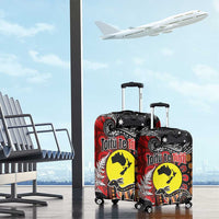Aotearoa and Australia Toitu Te Tiriti Luggage Cover Honour the Treaty - Te Tiriti Is Us LT03 - Polynesian Pride