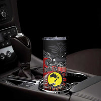 Aotearoa and Australia Toitu Te Tiriti Skinny Tumbler Honour the Treaty - Te Tiriti Is Us LT03 - Polynesian Pride