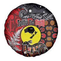 Aotearoa and Australia Toitu Te Tiriti Spare Tire Cover Honour the Treaty - Te Tiriti Is Us LT03 - Polynesian Pride