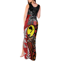 Aotearoa and Australia Toitu Te Tiriti Tank Maxi Dress Honour the Treaty - Te Tiriti Is Us LT03 - Polynesian Pride