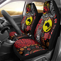 Aotearoa and Australia Toitu Te Tiriti Car Seat Cover Honour the Treaty - Stand Together Stand Stronger LT03 - Polynesian Pride