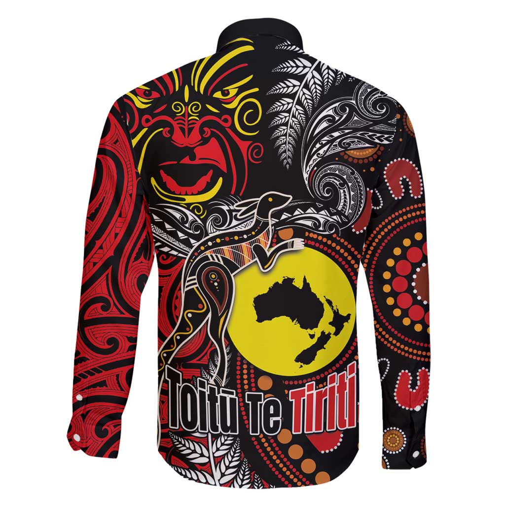 Aotearoa and Australia Toitu Te Tiriti Family Matching Mermaid Dress and Hawaiian Shirt Honour the Treaty - Stand Together Stand Stronger LT03 - Polynesian Pride