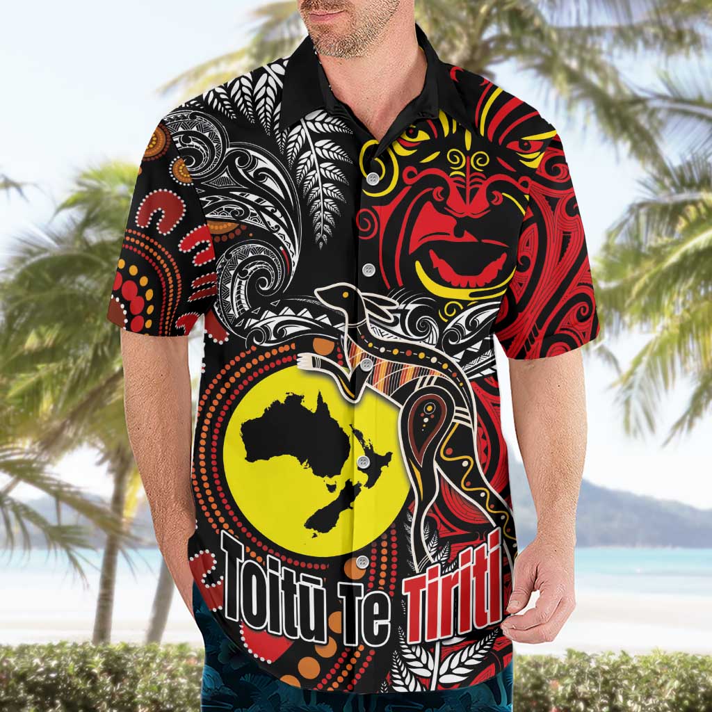 Aotearoa and Australia Toitu Te Tiriti Hawaiian Shirt Honour the Treaty - Stand Together Stand Stronger LT03 - Polynesian Pride