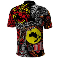 Aotearoa and Australia Toitu Te Tiriti Polo Shirt Honour the Treaty - Stand Together Stand Stronger LT03 - Polynesian Pride