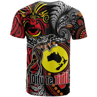 Aotearoa and Australia Toitu Te Tiriti T Shirt Honour the Treaty - Stand Together Stand Stronger LT03 - Polynesian Pride