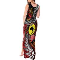 Aotearoa and Australia Toitu Te Tiriti Tank Maxi Dress Honour the Treaty - Stand Together Stand Stronger LT03 - Polynesian Pride