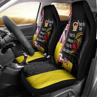 Aotearoa and Niue Toitu Te Tiriti Car Seat Cover Honour the Treaty - Fight Together Stand Together LT03 - Polynesian Pride