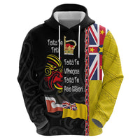 Aotearoa and Niue Toitu Te Tiriti Hoodie Honour the Treaty - Fight Together Stand Together LT03 - Polynesian Pride