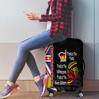 Aotearoa and Niue Toitu Te Tiriti Luggage Cover Honour the Treaty - Fight Together Stand Together LT03 - Polynesian Pride