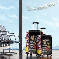 Aotearoa and Niue Toitu Te Tiriti Luggage Cover Honour the Treaty - Fight Together Stand Together LT03 - Polynesian Pride