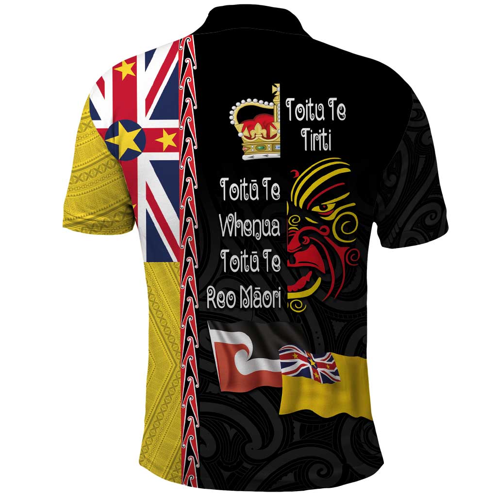 Aotearoa and Niue Toitu Te Tiriti Polo Shirt Honour the Treaty - Fight Together Stand Together LT03 - Polynesian Pride