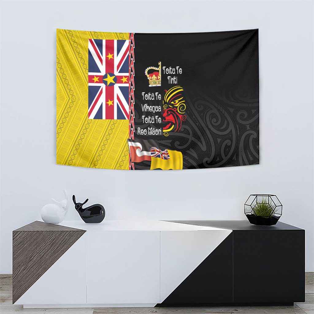 Aotearoa and Niue Toitu Te Tiriti Tapestry Honour the Treaty - Fight Together Stand Together LT03 - Polynesian Pride