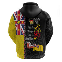 Aotearoa and Niue Toitu Te Tiriti Zip Hoodie Honour the Treaty - Fight Together Stand Together LT03 - Polynesian Pride