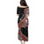 Aotearoa Maori Stylized Koru - Silver Ferns Family Matching Puletasi and Hawaiian Shirt