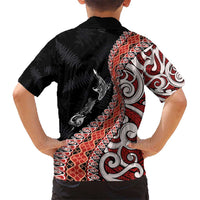 Aotearoa Maori Stylized Koru - Silver Ferns Hawaiian Shirt