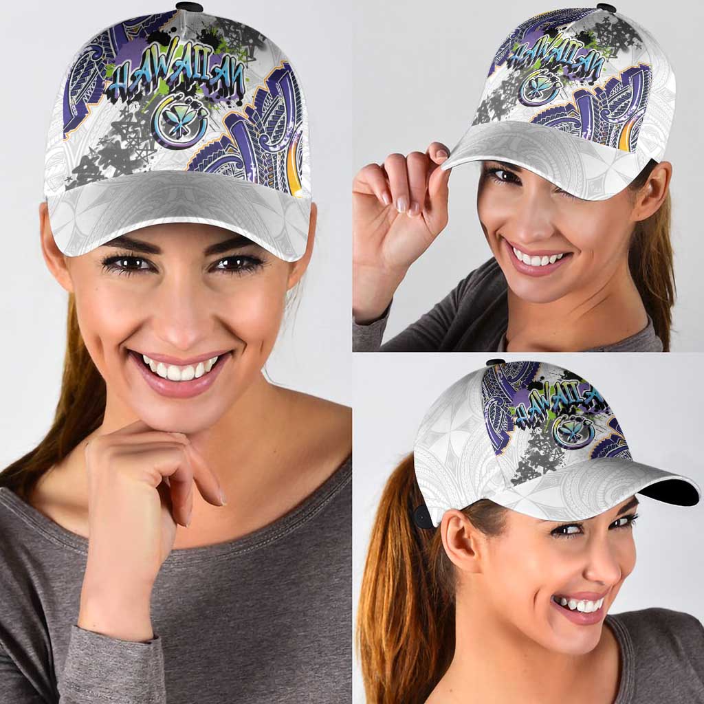 Traditional Art Hawaiian Kakau Tattoos Classic Cap Graffiti Style - Polynesian Pride