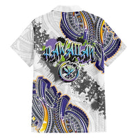 Traditional Art Hawaiian Kakau Tattoos Family Matching Mermaid Dress and Hawaiian Shirt Graffiti Style LT03 - Polynesian Pride