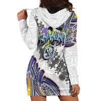 Traditional Art Hawaiian Kakau Tattoos Hoodie Dress Graffiti Style LT03 - Polynesian Pride