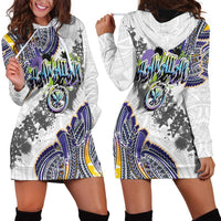 Traditional Art Hawaiian Kakau Tattoos Hoodie Dress Graffiti Style LT03 - Polynesian Pride