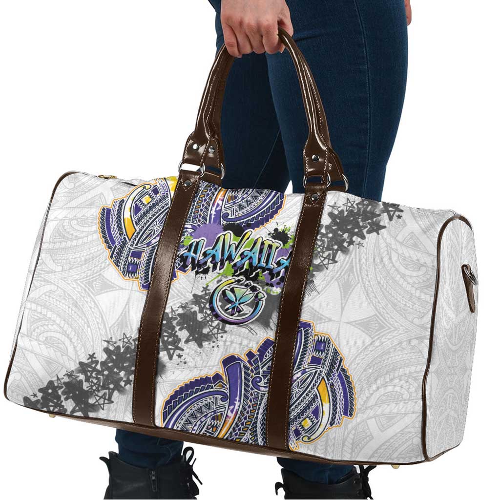 Traditional Art Hawaiian Kakau Tattoos Travel Bag Graffiti Style - Polynesian Pride