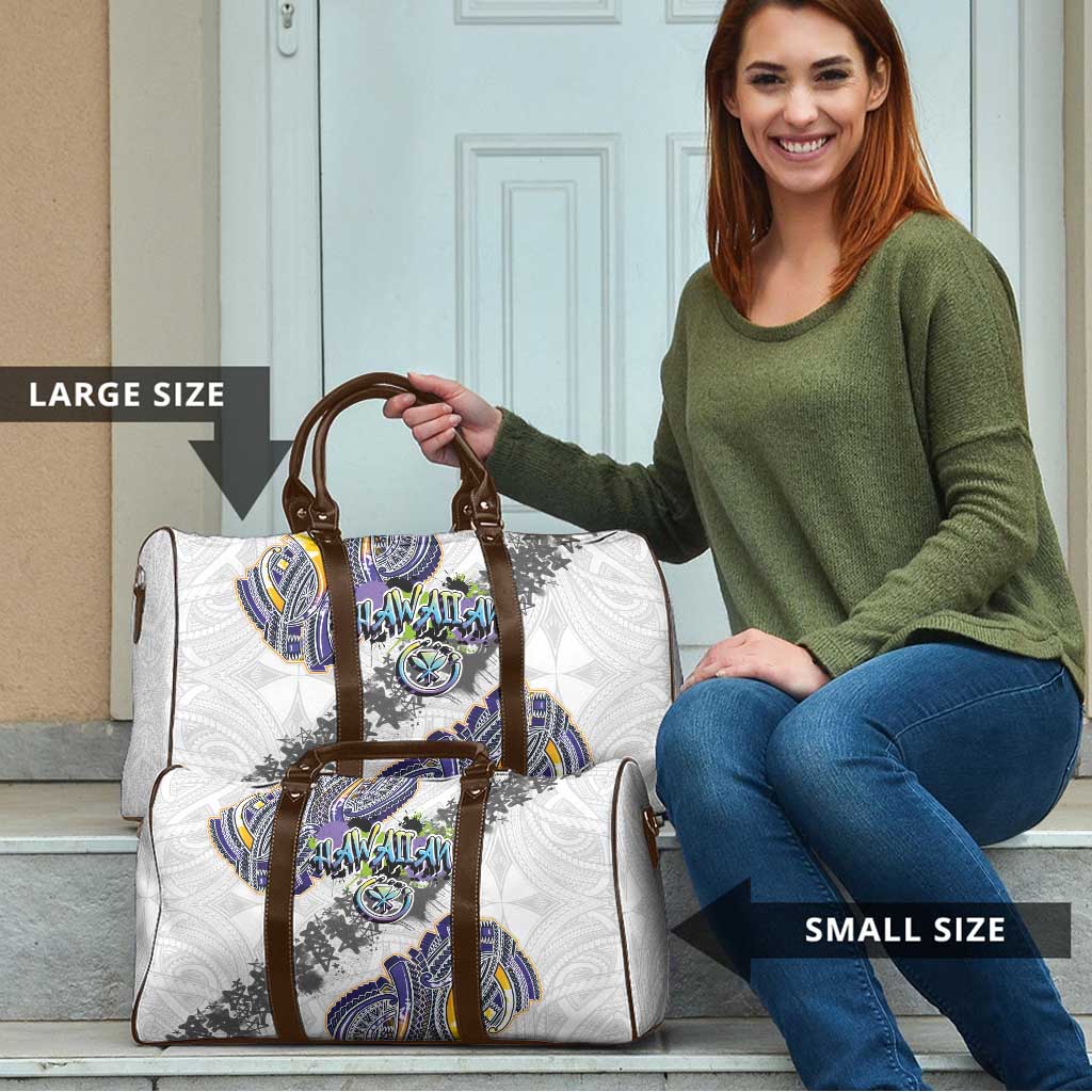 Traditional Art Hawaiian Kakau Tattoos Travel Bag Graffiti Style - Polynesian Pride