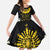 Flores de Mayo and Filipino Fiesta Family Matching Tank Maxi Dress and Hawaiian Shirt The Sun-Jasmine and Polynesian Yakan Tattoo Barong Style