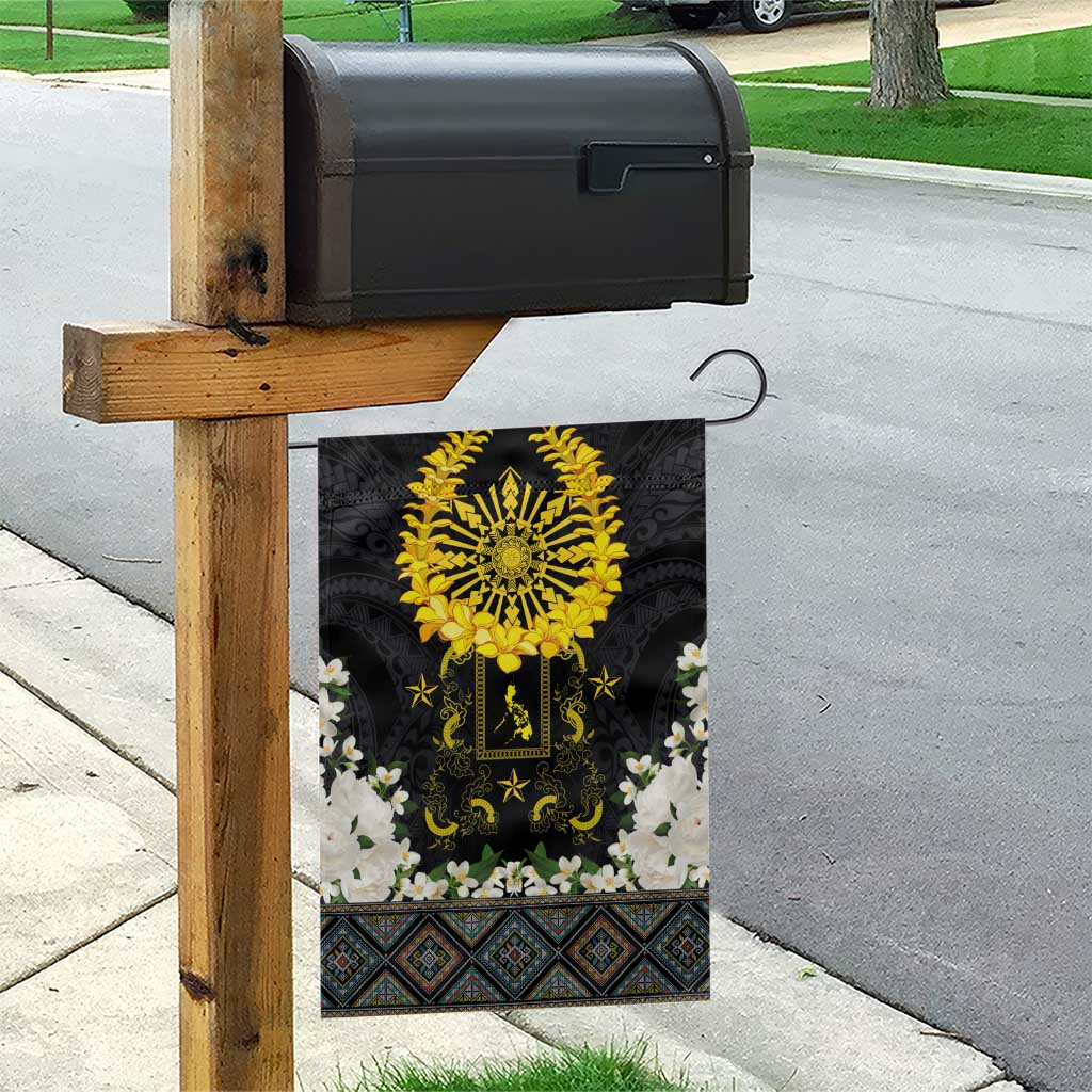Flores de Mayo and Filipino Fiesta Garden Flag The Sun-Jasmine and Polynesian Yakan Tattoo Barong Style LT03 - Polynesian Pride