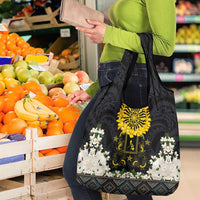 Flores de Mayo and Filipino Fiesta Grocery Bag The Sun-Jasmine and Polynesian Yakan Tattoo Barong Style LT03 - Polynesian Pride