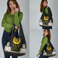 Flores de Mayo and Filipino Fiesta Grocery Bag The Sun-Jasmine and Polynesian Yakan Tattoo Barong Style LT03 - Polynesian Pride