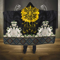 Flores de Mayo and Filipino Fiesta Hooded Blanket The Sun-Jasmine and Polynesian Yakan Tattoo Barong Style LT03 - Polynesian Pride